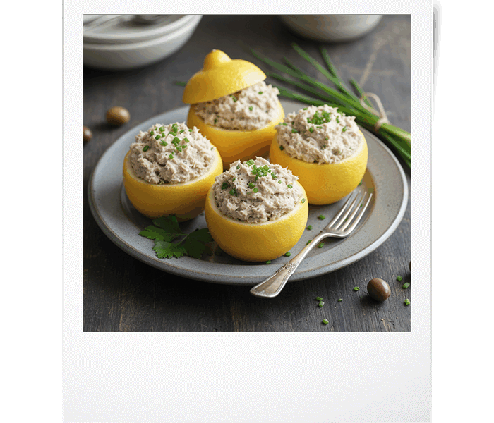 Citrons farcis au thon