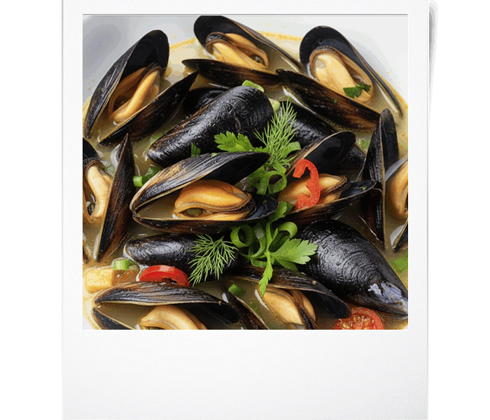 Moules aux épices Spécial poissons